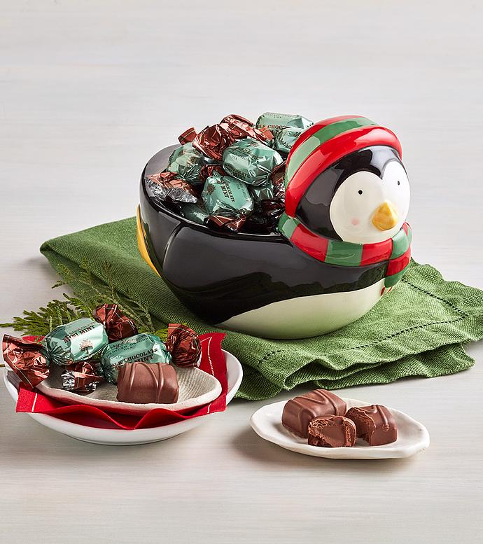 Holiday Candy Dish with Treats